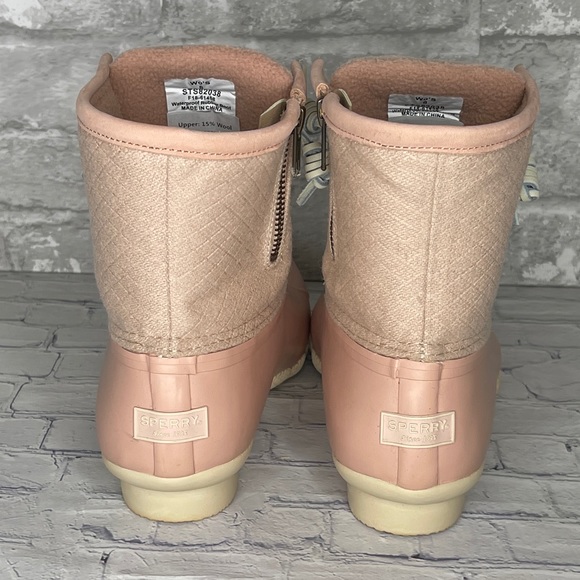 Sperry Saltwater Wool Dusty Rose (w Thinsulate) like new! - Picture 8 of 9